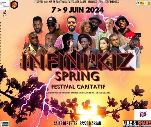 Juin 2024 Infini Kiz Festival Kizomba Caritatif Marsan