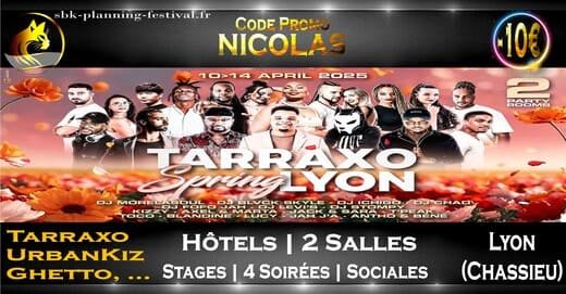 Avril Promo Tarraxo Spring Lyon 3e Edition Festivals Kizomba 2025