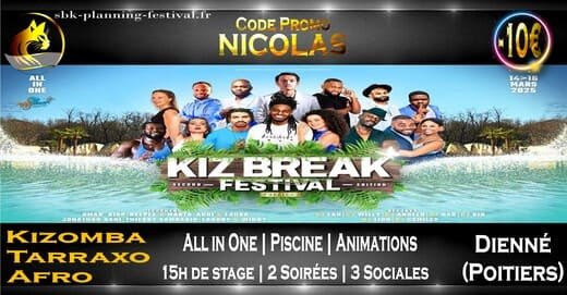 Mars Promo Kiz Break Festival Kizomba Poitiers 2025