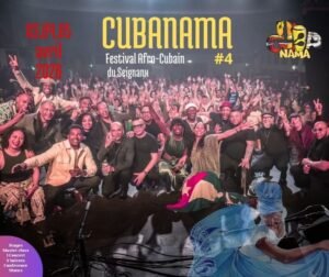 Affiche du festival Afro-Cubain CUBANAMA 4 à Saint-Martin-de-Seignanx – avril 2026, danses afro-latines en France