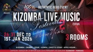 Nouvel an 2025 2026 kizomba live music festival 2 clermont ferrand