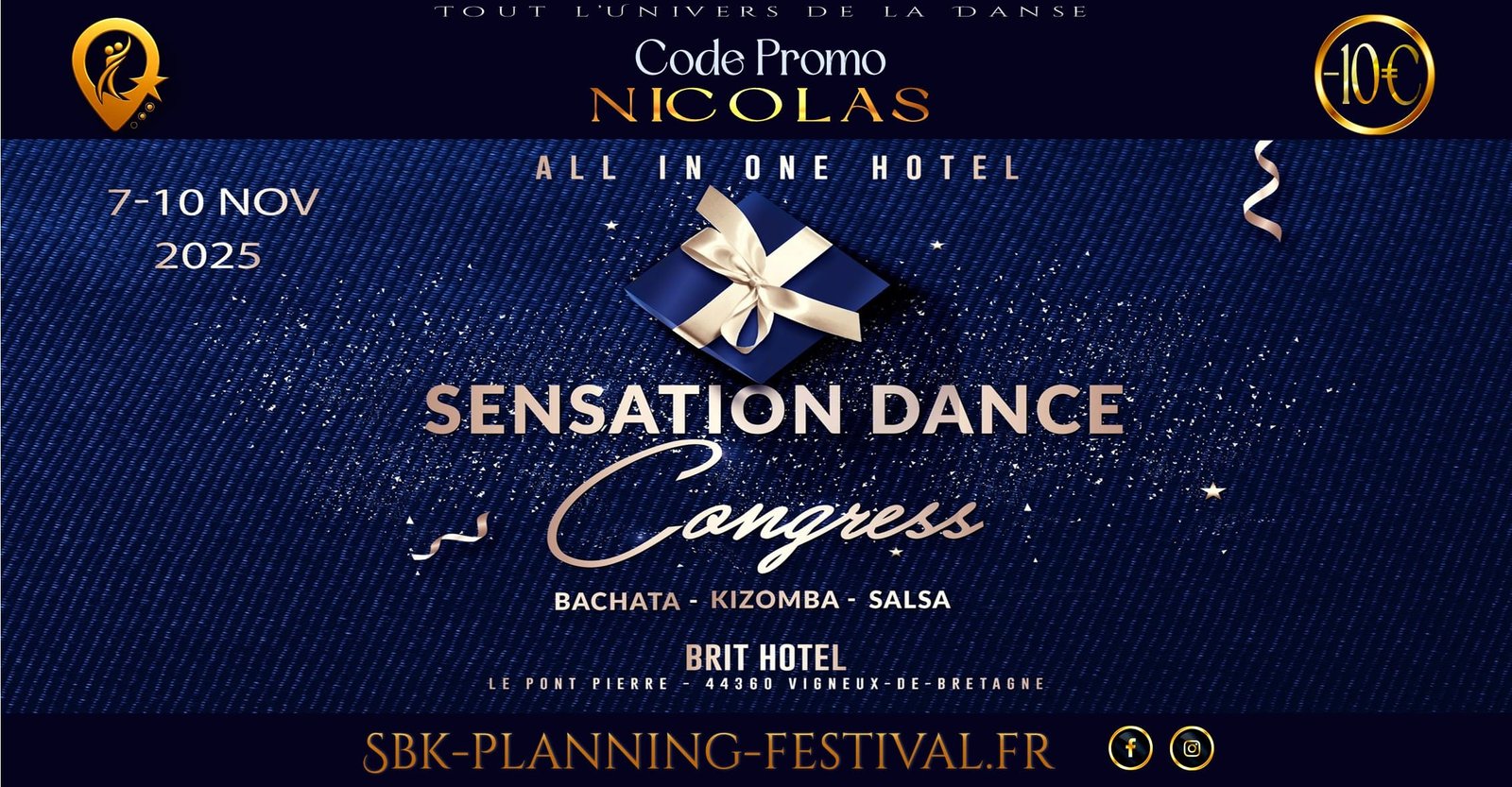 Novembre_Sensation_Danse_Congress Festival Sala bachata kizomba_Vigneux de bretagne_Nantes 2025